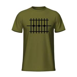 Camisetas de cuello redondo al por mayor para hombre, camisetas de algodón grueso con hombros caídos y cuello redondo para hombre - Product Image 3