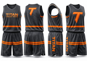 Ensemble de maillots de basket-ball professionnels, logo personnalisé, uniforme de basket-ball respirant, imprimé, anti-transpiration, séchage rapide, grande taille - Product Image 6
