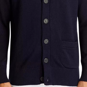 Fabricación Personalizada de Logotipos Bordados de su Universidad en Suéteres Cardigan, Colores Personalizados, Lana y Cachemira, Unisex, Casual, Frente Abierto - Product Image 3