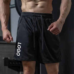 Pantalones Cortos Deportivos de Malla para Hombre, Transpirables, de Secado Rápido, Ligeros, para Gimnasio y Entrenamiento, con Cintura Elástica - Product Image 4