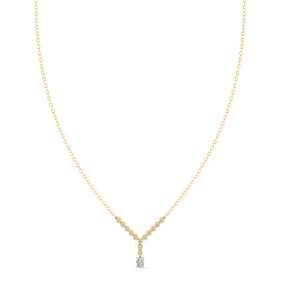 Collier REYES Exquis en or massif 14 carats avec moissanite certifiée GRA pour femme, idéal pour les mariages et les soirées, fabrication OEM ODM de bijoux. - Product Image 6