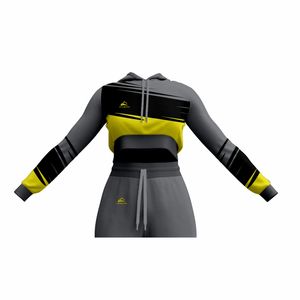 ชุดวอร์มตัวสั้นของผู้หญิง | ชุดกีฬาสองชิ้นทันสมัย & สวมใส่สบายสำหรับฟิตเนสและชุดลำลองเสื้อตัวสั้น - Product Image 5