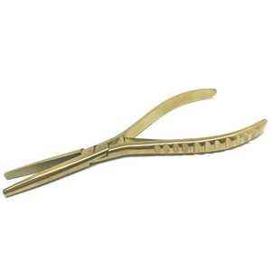 Gold Plated Flat Mouth <b>Hair</b> <b>Extension</b> Pliers Professional Stainless Steel Micro Ring <b>Bead</b> Crimping Tool - Product Image 5