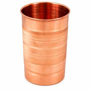 Vaso Clásico Hecho a Mano de Cobre Puro con Relieve de R.K. INTERNATIONAL |   Regalo Empresarial Ligero, Ecológico y a Prueba de Fugas, Grabado - Product Image 1