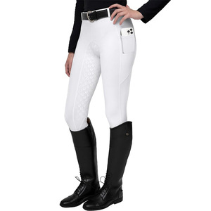 Pantalones de equitación elegantes para mujer con parche de silicona en la rodilla, ligeros, cómodos, ropa informal deportiva para mujer, ropa de calle. - Product Image 4