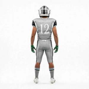 Meilleur Maillot de Football Américain Personnalisable Streetwear Tendance en Maille Respirante Coupe Courte avec Option Grande Taille et Broderie de Logo - Product Image 3