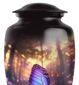 Urnas de Cremación Modernas Hechas a Mano para Adultos, Urnas Conmemorativas Decorativas de Estilo Americano para Cenizas de Hombres y Mujeres - Product Image 2