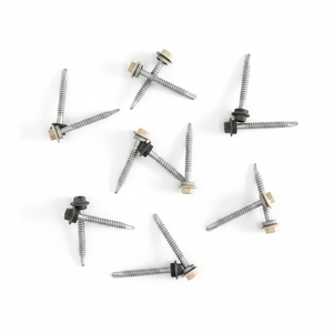 PDC Hex Head Self Drilling <b>Screw</b> Carbon Steel Class 4.8/6.8 Zinc/<b>Galvanized</b> Finish Coarse Thread Bonded EPDM Washer DIN Standard - Product Image 1
