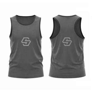 Débardeurs de course en mesh personnalisés de grande qualité, design et tissu respirant, gilet de marathon athlétique pour la salle de sport - Product Image 2
