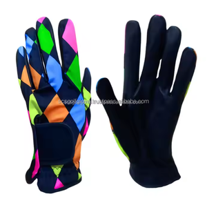 Gant de golf de haute qualité personnalisé pour gaucher respirant en cuir véritable Cabretta équipement de sport avec logo personnalisé pour hommes/femmes EOM - Product Image 1