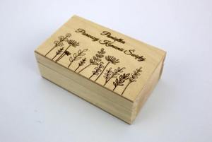 Boîte en bois gravée au laser personnalisée, best-seller, boîte en bois gravée au laser pour boutique, boîte à bijoux, boîte de rangement, vente en gros en gros volume - Product Image 3