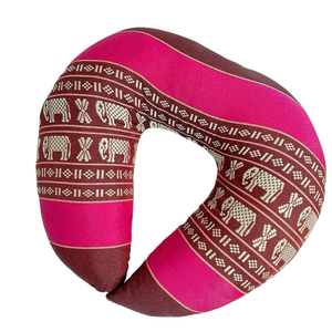 Oreiller à motif thaïlandais pour dormir sur le ventre – Coussin en forme de U pour dormir sur le ventre et masser le visage - Product Image 4