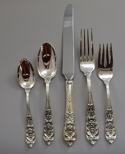 Vintage Metal Flatware <b>Set</b> With Twisted Handle <b>Spoon</b> <b>Fork</b> <b>Knife</b> Rust Resistant Wedding Tableware High Mirror Polish - Product Image 4