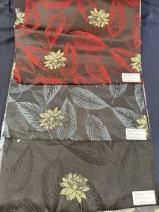 100% Ultra Doux Polyester Jacquard Satin Tissu À Séchage Rapide Respirant Métallique Fil Spécial Filles Vin Abaya (PK 1339) - Product Image 3