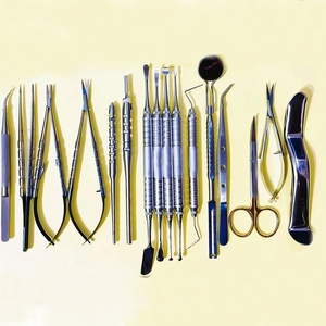Juego de Instrumentos Dentales Ergonómicos de Alta Calidad: Espejo, Explorador, Pinza de Algodón, Acero Inoxidable, Reutilizable, Ligero, Básico - Product Image 2