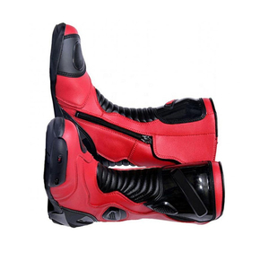 Bottes en cuir de qualité supérieure pour hommes, logo personnalisé, ODM, couleurs uniques, forte adhérence, chaussures de moto, marché de gros - Product Image 3