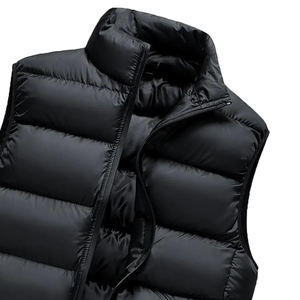 เสื้อแจ็คเก็ตพัฟเฟอร์แบบสั่งทำพิเศษสำหรับผู้ชาย ฤดูหนาว แบบไม่มีแขน ซิปแบบรูดขึ้น ลงได้ เสื้อกั๊กพัฟเฟอร์แบบกันน้ำสำหรับทุกเพศ ซิปแบบควิลท์ - Product Image 5