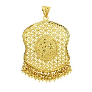 Juego de Colgantes Chapados en Oro de 14K, 18K y 24K al por Mayor, Estilo Etíope, Eritreo, Africano, Turco, Dubái, para Novias Habesha - Product Image 3