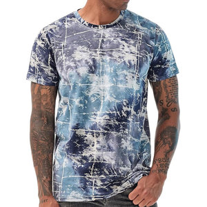 T-shirt en coton respirant pour homme, tee-shirt décontracté en tricot, col rond, manches courtes, coupe classique, haut en jersey - Product Image 1