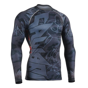 OEM Manufacturer <b>Compression</b> <b>Shirt</b> Rash Guard Quick Dry Stretch Fabric Sportswear <b>for</b> Gym and Running Markets - Product Image 5