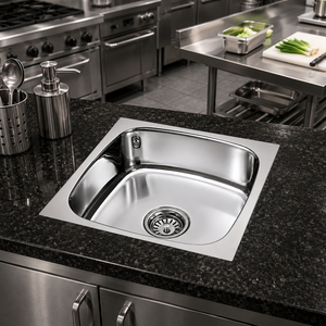Square Steel New Square <b>Kitchen</b> <b>Sink</b> Polished Bowl Oval Countertop Durable <b>Sink</b> for Modern <b>Kitchen</b> - Product Image 2