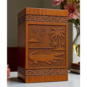 Unique Pyramid Wooden Urn for Ashes Wooden Urn Set for Family Memorial Keepsakes urn by AYAANS - Product Image 5