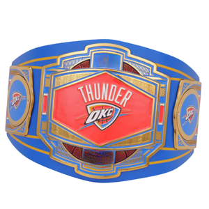 เข็มขัดแชมป์ OKC Thunder พร้อมดีไซน์แบบกำหนดเองและโลโก้ทีมแบบโดดเด่น รุ่นสะสมสำหรับนักกีฬาโดยเฉพาะ - Product Image 6