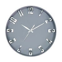 Horloge murale classique en quartz plaquée or décorative avec un design moderne élégant pour le salon, la chambre, le bureau et la décoration de la maison
