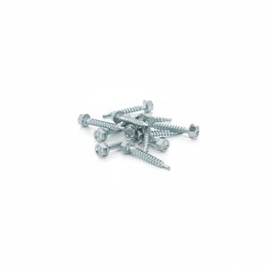 Tornillos de Acero al Carbono Clase 4.8 6.8 con Recubrimiento de Zinc, Rosca Gruesa, Cabeza Hexagonal, Autoperforantes, DIN/ANSI/ISO Modelo 16, Disponibles para OEM - Product Image 2