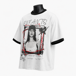 เสื้อยืดโอเวอร์ไซส์ลายกราฟิกสำหรับผู้ชาย ผ้าฝ้าย 100% สไตล์สตรีทแวร์ รับผลิตแบบ OEM ODM ขายส่งจากโรงงาน - Product Image 3
