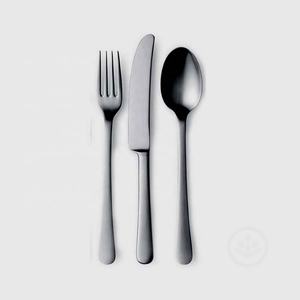 Best Quality Stainless Steel <b>Flatware</b> <b>Set</b> with Unique Simplicity Handle Design Luxury Royal Look <b>Flatware</b> for Back to School - Product Image 1