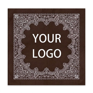 Clothing Manufactured Custom Eco-friendly Windproof Digital Print Cotton/Polyester Long Bandana Scarf Men-All Season Travel - Product Image 2