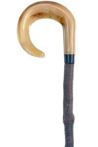 Bâton de marche d'extérieur Orion Handicraft en corne de buffle naturelle, écologique, personnalisable, léger et durable, pour personnes âgées - Product Image 3
