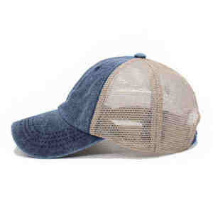 Casquette Trucker Unisexe Ajustable Broderie Logo Personnalisable la Plus Vendue – Casquette de Baseball Vierge 5 Panneaux 100% Coton Respirant - Product Image 2
