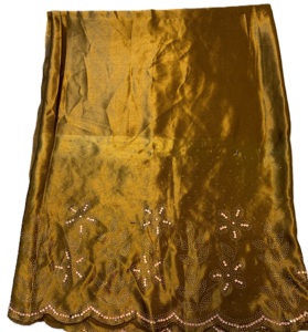 Tela de Satén Somalí para Novias, 100% Seda, Ligera, Tejida, 60GSM, Ecológica, con Patrón Floral de Puntos, 90 Colores, para Vestidos y Ropa de Cama - Product Image 3