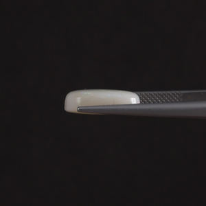 Opale naturelle blanche certifiée IGI, pierre précieuse en vrac, 4,34 carats, taille coussin 14x9mm, taillée à la main, polie, traitée par cirage/huile légère - Product Image 2