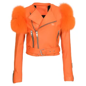 Chaqueta de Cuero de Moda para Hombre, Chaqueta de Cuero de Alta Calidad, Chaqueta de Cuero con Logotipo Personalizado - Product Image 1