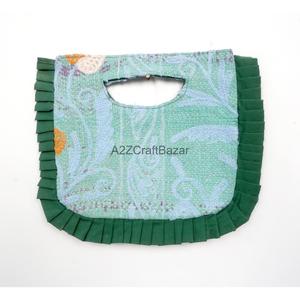Suzani Pattern Cotton Embroidery Clutch <b>Bag</b> Magnetic Closure Hand Length Handle <b>Medium</b> Size for Women Wholesale for Exporters - Product Image 1