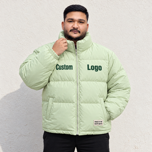 Veste matelassée à capuche personnalisée Rexfit Sports, unisexe, manteau d'hiver surdimensionné, chaud, coupe-vent, respirant, streetwear, vêtements d'extérieur, OEM - Product Image 2