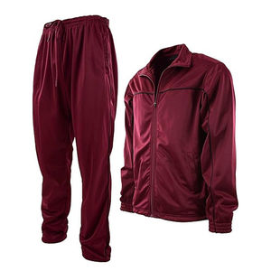 Conjunto Deportivo Personalizado de Poliéster/Algodón con Cremallera, Sudadera Transpirable, Chaqueta Cortavientos Rosa de Invierno para Hombre y Mujer, para Tenis, Running, Entrenamiento, Voleibol - Product Image 3