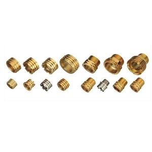 Fournisseur indien vendant des fixations de quincaillerie de qualité supérieure, inserts en laiton PPR avec filetage ISO228 BSPT/NPT et logo personnalisé - Product Image 1