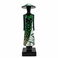 Sculpture en laque, figurine artistique laquée pour la décoration de la pièce, centre de table, sculptures en laque