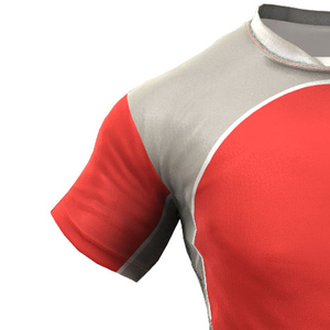 Conjunto de Camiseta de Fútbol Roja y Gris para Hombre, Manga Corta, Cuello Redondo, Absorbe la Humedad, 100% Poliéster, Ajuste Atlético, para Todas las Temporadas - Product Image 5