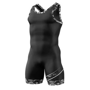 Customizable Breathable Printed Wrestling Singlet for Men and Women Boys and Girls 100% Polyester - Product Image 2