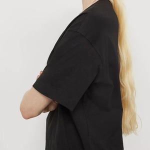 Camiseta de Verano Casual para Mujer, Ecológica, Tejida, 100% Algodón, Manga Corta, Estilo Urbano, Transpirable, Precio Bajo, en Oferta - Product Image 2