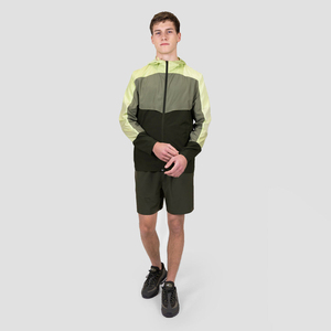 Chaqueta Deportiva Impermeable Reflectante para Hombre, Diseño Personalizado 2026, Alta Calidad, con Capucha, Cierre Frontal, MOQ Bajo, Chaqueta Cortavientos de Nailon - Product Image 1