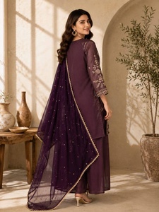 Vestido de novia Salwar Kameez de gran venta para fiestas, disponible a precio mayorista de exportador indio - Product Image 3