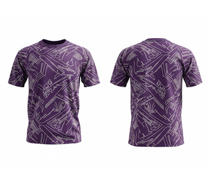 Camisetas de Cuello Redondo con Sublimación Completa, Tela Suave, Diseño Personalizado |   Tallas para Hombres, Mujeres y Jóvenes | Ropa Deportiva Ligera de Secado Rápido para Entrenamiento - Product Image 3