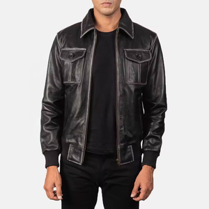 Outdoor Fashion Biker Warm PU Leather <b>Jacket</b> 2026 Winter Customized New Casual Motor <b>Thick</b> <b>Fleece</b> Leather <b>Jackets</b> - Product Image 1