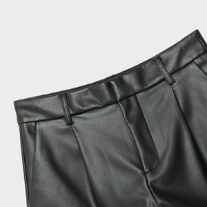 High Waist Breathable <b>Leather</b> <b>Shorts</b> for Women Top Quality New Style Custom Made Women <b>Leather</b> <b>Shorts</b> In Low MOQ - Product Image 6